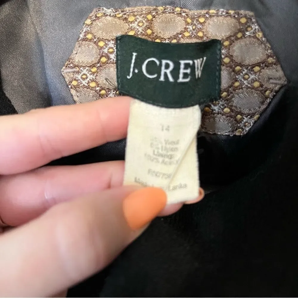 J. Crew Black Pea Coat - Picture 5 of 13